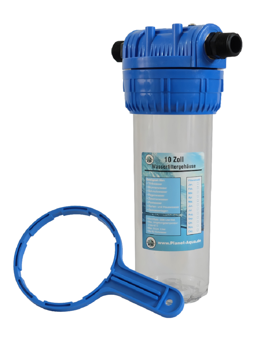 Gehäuse für Vorfilter Wasserfilter Hauswasser Filter Sandfilter 3/4" Anschluss 