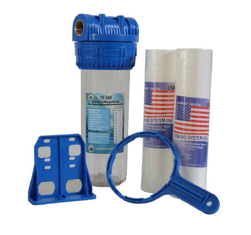 Filtergehäuse Set mit Sediment Vorfilter