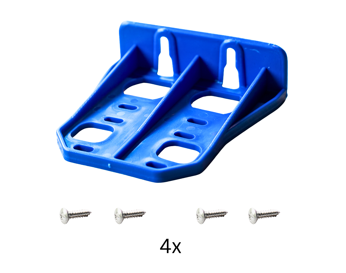 Wandhalter mit 4 Schrauben ohne Hintergrund