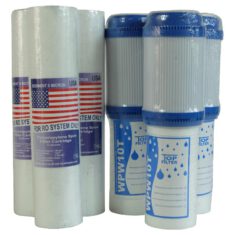 Ersatzfilter Vorfilter Wasserfilter Set 10 Zoll 4-teilig- 2x Kombifilter + 2x Sediment-Schaumfilter