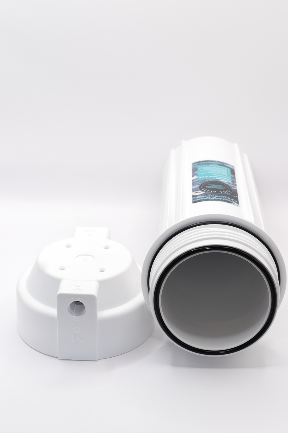 Filtergehäuse Osmoseanlage 10 Zoll weiß zweiteilig