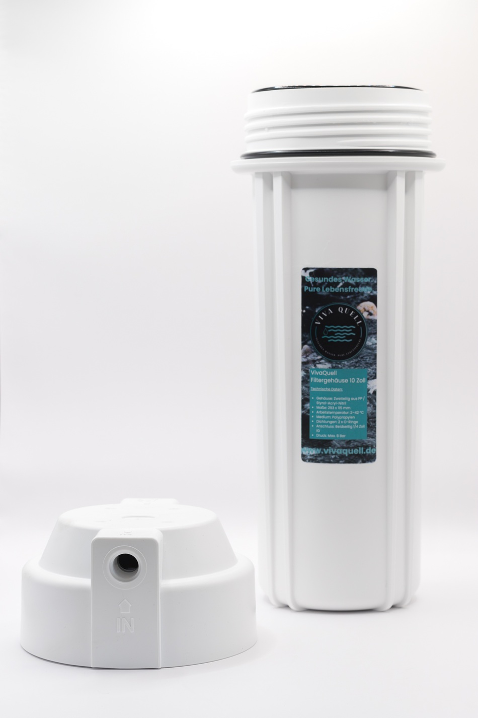 Filtergehäuse Osmoseanlage 10 Zoll weiß